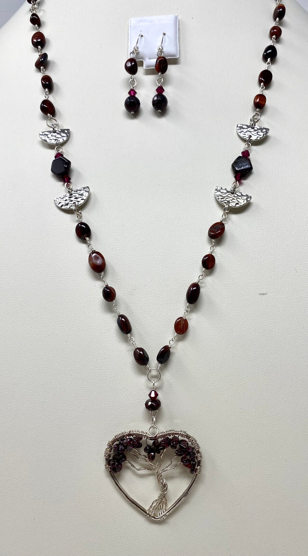 Garnet and Red Tiger Iron