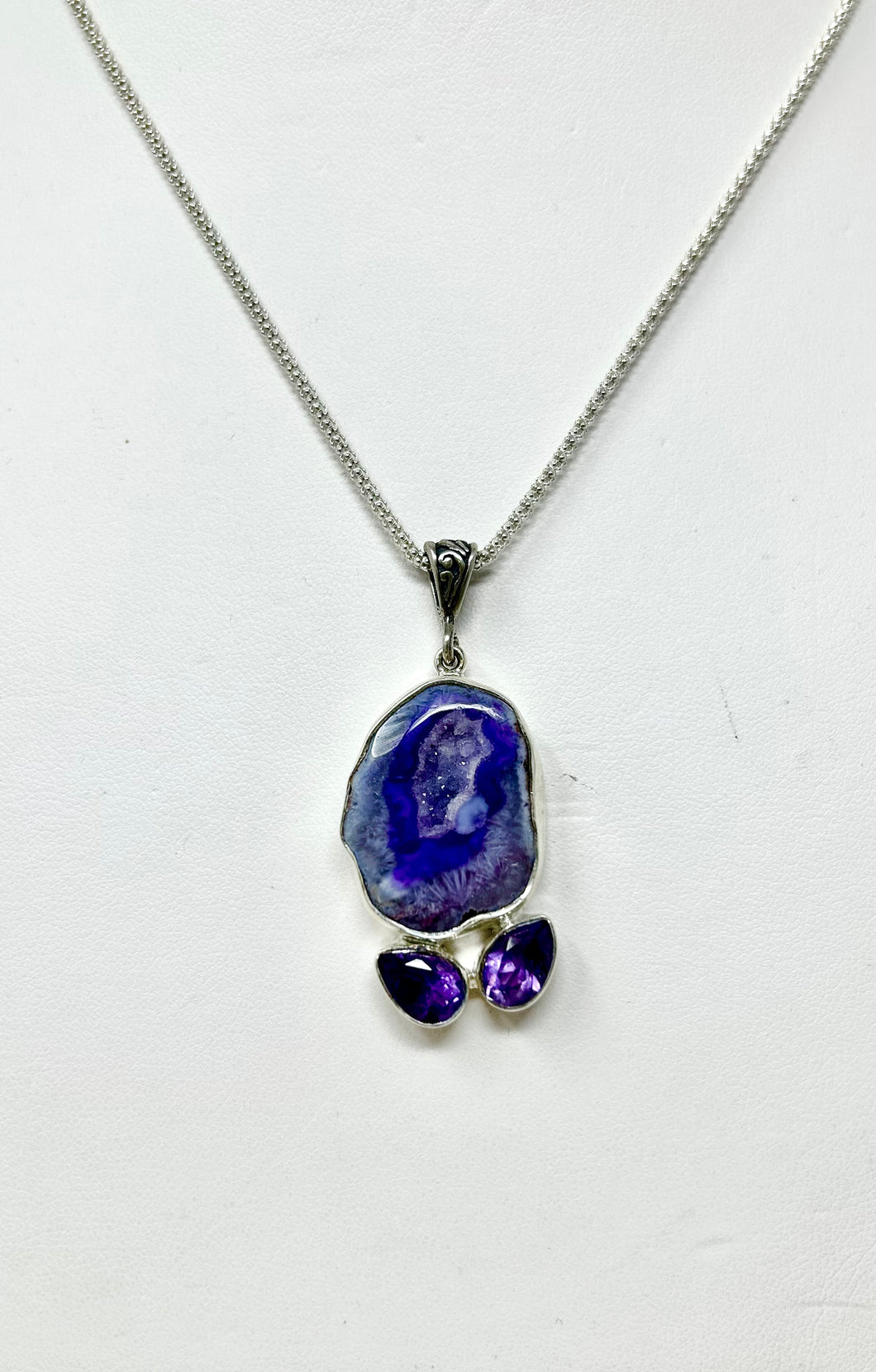 Amethyst & Druzy Agate