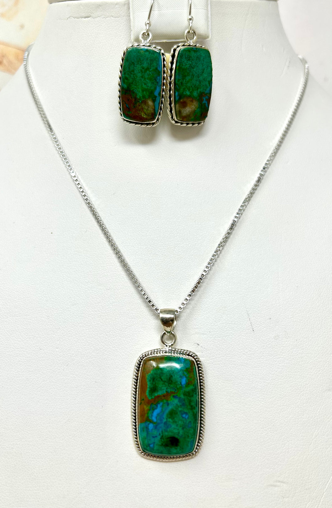 Malachite Chrysocolla Set