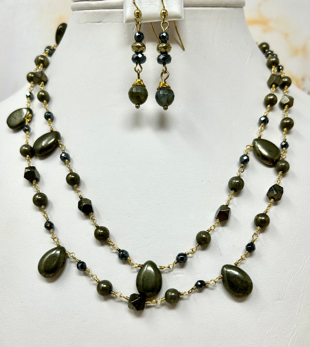 Pyrite and Hematite Set