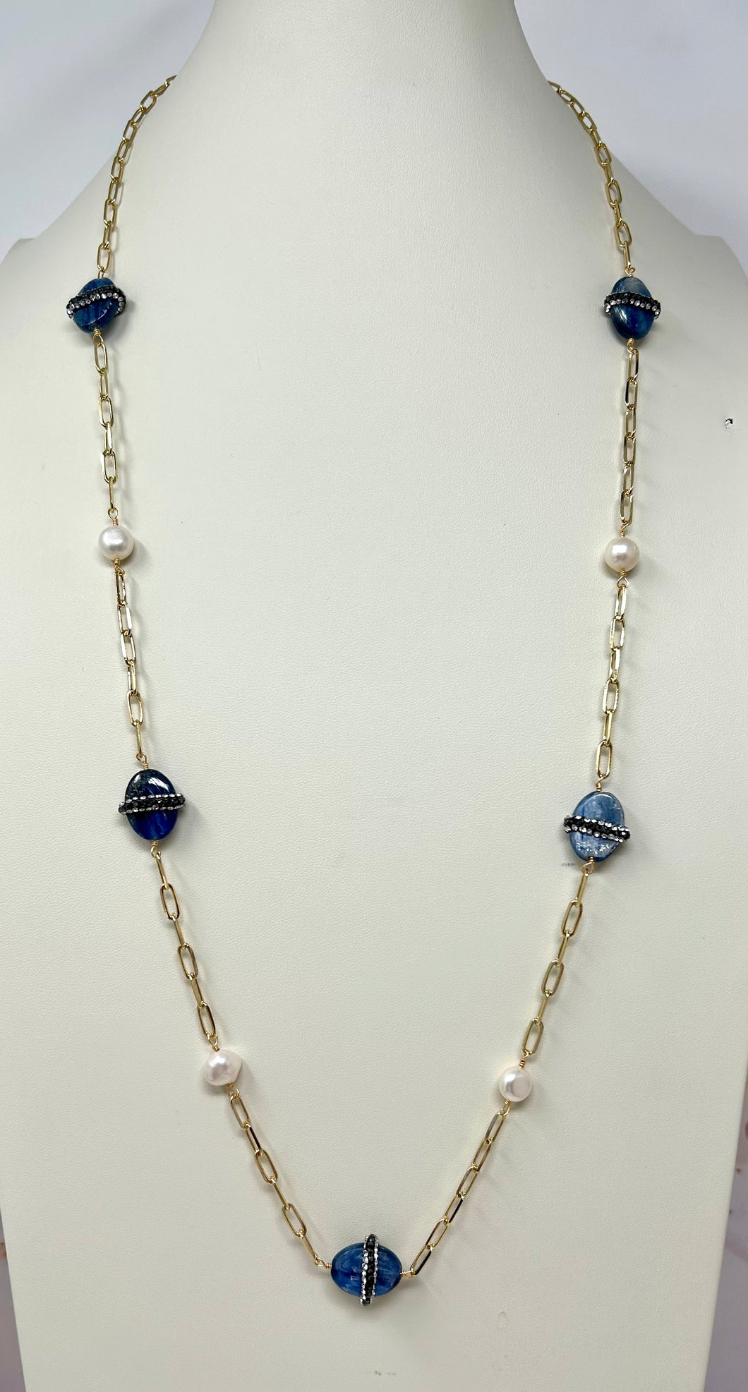 Kyanite and Pearl