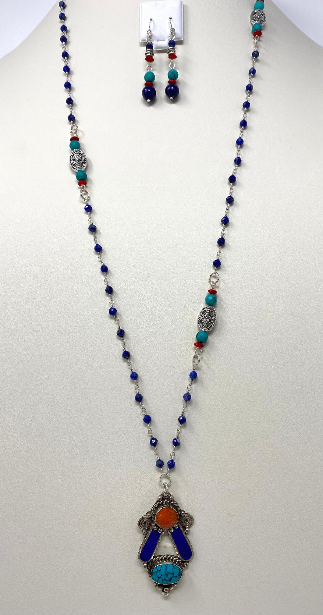 Turquoise, Coral and Lapis