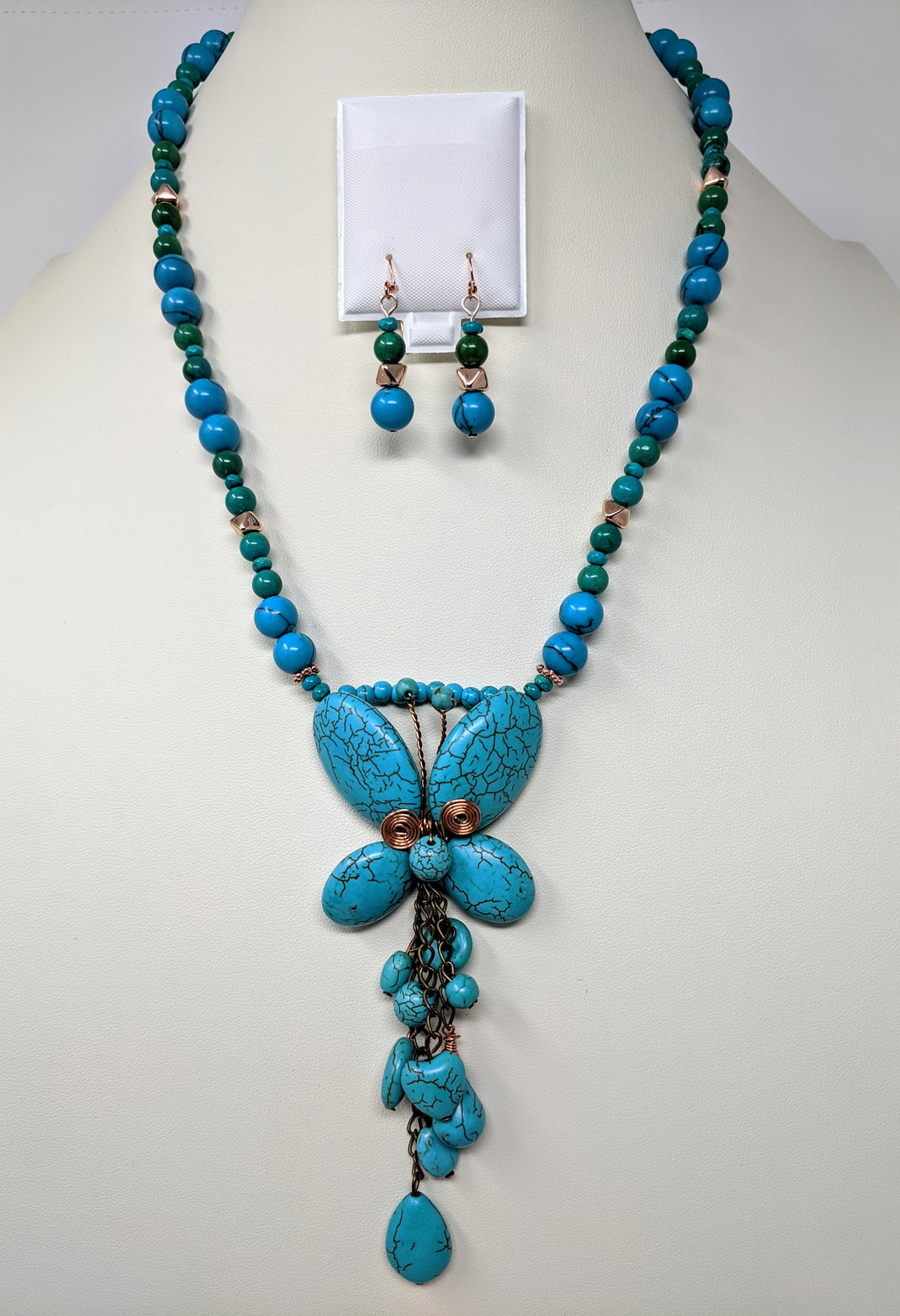 Turquoise and Howlite