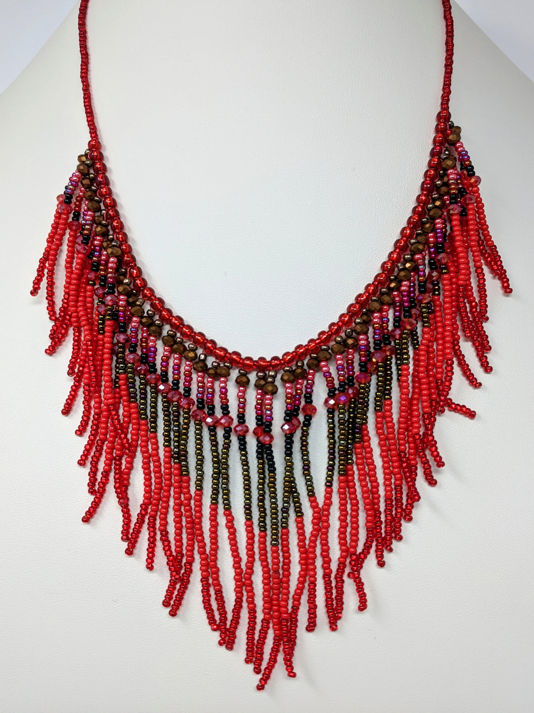 Festive Seed bead necklace