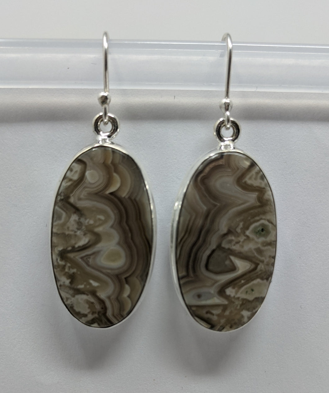Crazy Lace Agate earrings